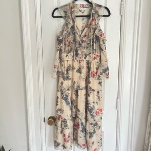 Miss Selfridge floral midi dress XS